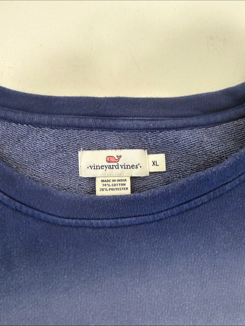 Vineyard Vines Navy Light Blue Ombre Crewneck Sweatshirt Beach Sporty Casual XL - Picture 3 of 11